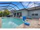 Inviting pool area with screened enclosure, spa, and outdoor kitchen at 3431 Chestertown Loop, Bradenton, FL 34211