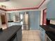 Kitchen with stainless steel appliances and an island at 3725 Glen Oaks Manor Dr, Sarasota, FL 34232