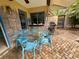 Patio with seating area and brick flooring at 3725 Glen Oaks Manor Dr, Sarasota, FL 34232