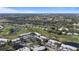 Aerial view of community by golf course and lake at 431 Cerromar Ln # 446, Venice, FL 34293