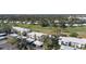 Aerial view of community showing building and parking at 431 Cerromar Ln # 446, Venice, FL 34293