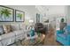 Open living room, dining area, and hardwood floor at 431 Cerromar Ln # 446, Venice, FL 34293