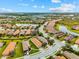 Aerial view of single-Gathering home in a luxury community at 4611 Alexandria Ct, Palmetto, FL 34221