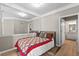 Cozy bedroom with mirrored wall and ample floor space at 4802 51St W St # 501, Bradenton, FL 34210