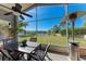 Spacious screened porch with hot tub and lake view at 4861 Sabal Harbour Dr, Bradenton, FL 34203