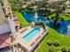 Resort-style pool with sundeck and water feature at 501 Haben Blvd # 303, Palmetto, FL 34221