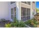 Private screened patio, just outside the condo at 5697 Sheffield Greene Cir # 51, Sarasota, FL 34235