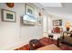 Sitting area with TV and comfortable seating at 61 Tidy Island Blvd, Bradenton, FL 34210