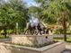 Bronze bull statue in a landscaped setting at 7331 Westmoreland Dr, Sarasota, FL 34243