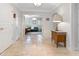 Elegant entryway with tile flooring and view of office at 7331 Westmoreland Dr, Sarasota, FL 34243