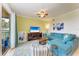 Condo living room with sectional sofa and water views at 8105 Grand Estuary Trl # 307, Bradenton, FL 34212