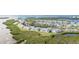 Aerial view of waterfront community at 1125 Edgewater Cir # 13 Sec 1, Bradenton, FL 34209