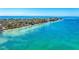 Aerial view of coastline with turquoise water at 1125 Edgewater Cir # 13 Sec 1, Bradenton, FL 34209