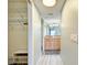 Bathroom with walk-in shower and updated vanity at 1125 Edgewater Cir # 13 Sec 1, Bradenton, FL 34209