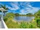Serene pond view from a community boardwalk at 1125 Edgewater Cir # 13 Sec 1, Bradenton, FL 34209