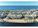 Aerial view of a luxury home community by the ocean at 311 Compass Point Dr # 201, Bradenton, FL 34209
