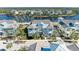 Aerial view of waterfront community with luxury homes at 311 Compass Point Dr # 201, Bradenton, FL 34209