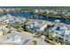 Aerial view of a luxury home in a waterfront community at 311 Compass Point Dr # 201, Bradenton, FL 34209