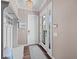 Bright and spacious entryway with built-in bench at 311 Compass Point Dr # 201, Bradenton, FL 34209