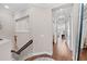 Elegant hallway with hardwood floors and high ceilings at 311 Compass Point Dr # 201, Bradenton, FL 34209