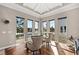 Relaxing sitting area with hardwood floors and two armchairs at 311 Compass Point Dr # 201, Bradenton, FL 34209