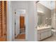 Clean bathroom with a single sink vanity and toilet at 339 Rio De Janeiro Ave, Punta Gorda, FL 33983