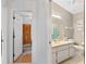 Clean bathroom with a single sink vanity and toilet at 339 Rio De Janeiro Ave, Punta Gorda, FL 33983