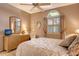 Guest bedroom with full-size bed and ample closet space at 3416 W Chelmsford Ct # 2, Sarasota, FL 34235