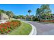 Landscaped entrance to The Meadows community at 3416 W Chelmsford Ct # 2, Sarasota, FL 34235