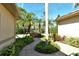 Landscaped walkway between two buildings at 3416 W Chelmsford Ct # 2, Sarasota, FL 34235