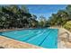 Community pool with multiple lanes for laps at 3416 W Chelmsford Ct # 2, Sarasota, FL 34235