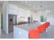 Modern kitchen with stainless steel appliances and white cabinetry at 3939 Higel Ave, Sarasota, FL 34242