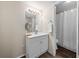 Clean bathroom with white vanity and shower at 4001 Beneva Rd # 304, Sarasota, FL 34233