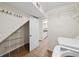 Bright laundry room with washer, dryer, and additional storage at 4001 Beneva Rd # 304, Sarasota, FL 34233