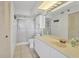 Clean bathroom with shower/tub combo and vanity at 4110 Ironwood Cir # 301, Bradenton, FL 34209