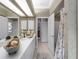 Clean bathroom with double vanity and a shower/tub combo at 4472 Via Del Villetti Dr, Venice, FL 34293