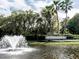 Venetia community entrance with fountain and landscaping at 4472 Via Del Villetti Dr, Venice, FL 34293