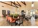 Spacious community room featuring a fireplace and comfortable seating at 4514 Big Woods Way, Parrish, FL 34219