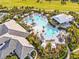 Resort-style pool with expansive deck and cabana at 4534 Trento Pl, Bradenton, FL 34211