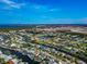 Expansive aerial view of canal-front community at 5011 Mangrove Point Rd, Bradenton, FL 34210