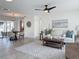Bright and airy living room with a cozy seating area and dining space at 5011 Mangrove Point Rd, Bradenton, FL 34210