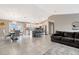 Open concept kitchen with island and dining area at 5371 Fleming St, Port Charlotte, FL 33981