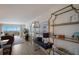 Bright living room with ocean view, hardwood floors, and stylish decor at 6925 Gulf Of Mexico Dr # 24, Longboat Key, FL 34228