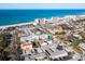 Aerial view of beachside property near the ocean at 709 Barcelona Ave # D & E, Venice, FL 34285