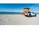 Lifeguard truck and station on sandy beach at 709 Barcelona Ave # D & E, Venice, FL 34285