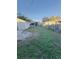 Large backyard with grassy area and chain link fence at 739 52Nd N Ave, St Petersburg, FL 33703