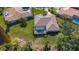 Aerial view of home, pool, and golf course at 770 Egret Walk Ln, Venice, FL 34292
