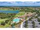 Resort-style pool and clubhouse with golf course views at 8105 Grand Estuary Trl # 403, Bradenton, FL 34212