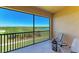 Screened balcony with scenic golf course views at 8105 Grand Estuary Trl # 403, Bradenton, FL 34212