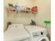 Laundry room with washer, dryer, and shelving at 8105 Grand Estuary Trl # 403, Bradenton, FL 34212